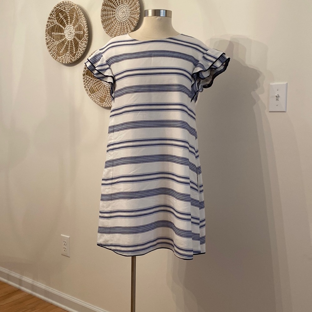 Listicle Blue Striped Dress